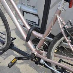 1.25" & 2" Hitch Style Bike Rack 2 Bike w/ Lock Kit