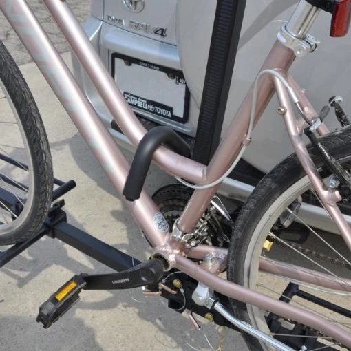 1.25" & 2" Hitch Style Bike Rack 2 Bike w/ Lock Kit