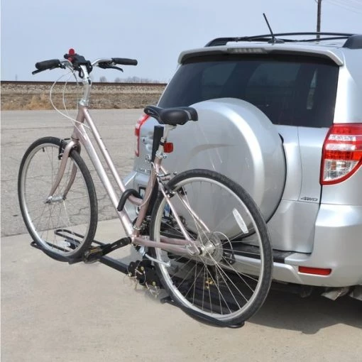 1.25" & 2" Hitch Style Bike Rack 2 Bike w/ Lock Kit