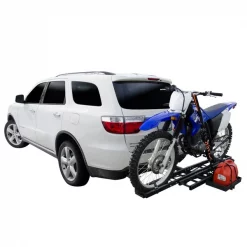 Steel Motorcycle Carrier w/ Gas Can Holder