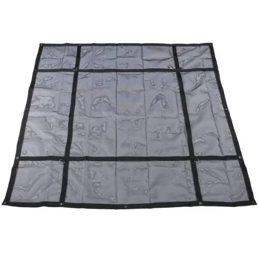 Bulldog Winch Mesh Cargo Net 6x6', perimeter stretch cord, 4pcs cam straps 1 Mesh Cargo Net 6×6', perimeter stretch cord, 4pcs cam straps