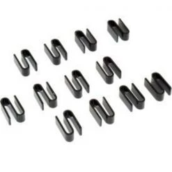 Global Equipment S-Hooks - Black (Pkg of 12)