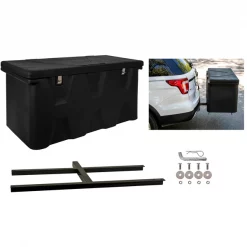 Hitch-Mounted Poly Cargo Carrier