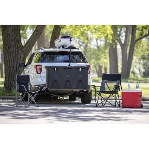 Hitch-Mounted Poly Cargo Carrier