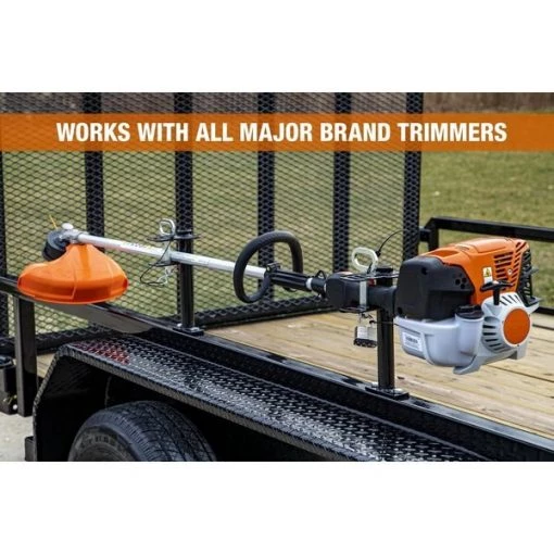 Lockable Trimmer Rack, Single Place with Padlock