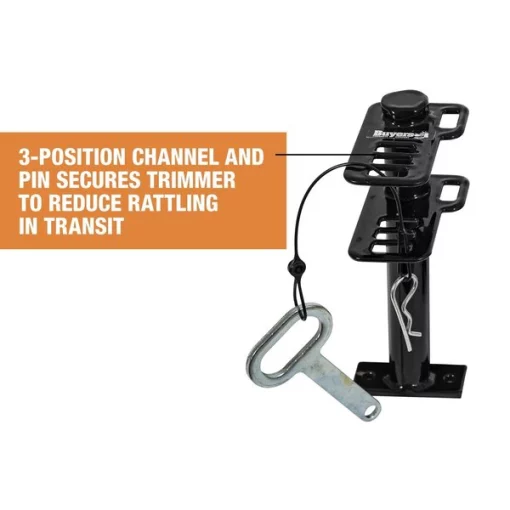 Lockable Trimmer Rack, Single Place with Padlock