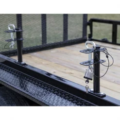 Lockable Trimmer Rack, Single Place with Padlock