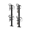 Buyers Products Lockable Trimmer Rack, 2 Place with Padlocks