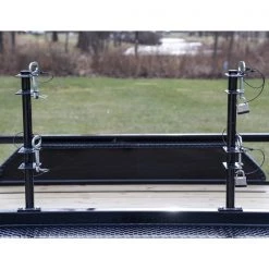 Buyers Products Lockable Trimmer Rack, 2 Place with Padlocks 4 Lockable Trimmer Rack, 2 Place with Padlocks