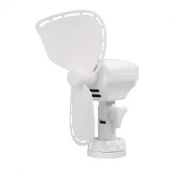 Ultimate 757 12V 2-Speed 7" Fan – Direct Wire – White