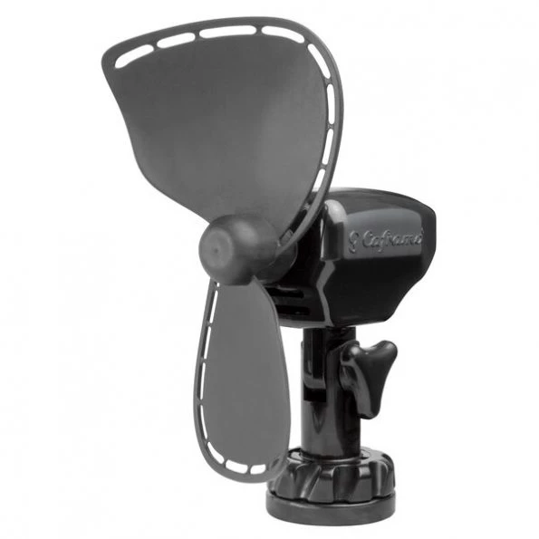 Ultimate 757 12V 2-Speed 7" Fan – Direct Wire – Black