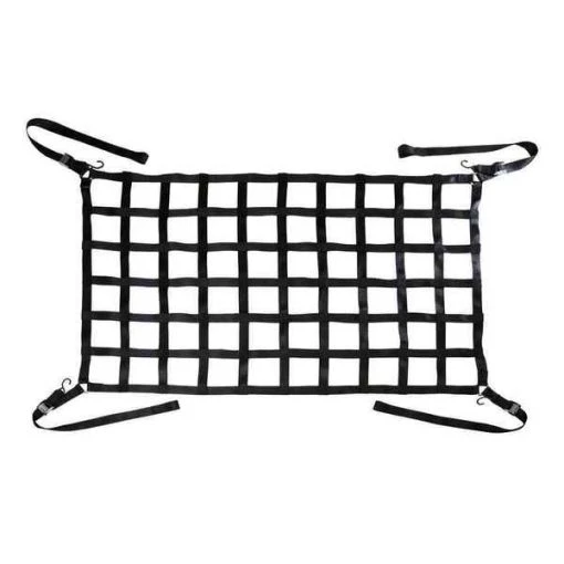 82" x 50" Long Bed Truck Cargo Net with Cam Buckles & S-Hooks