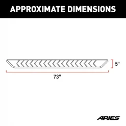 Aries AeroTread 5" Running Boards, 2051041 9 AeroTread 5" Running Boards, 2051041