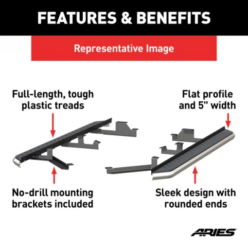 AeroTread 5" Running Boards, 2051041