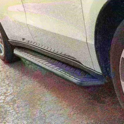 AeroTread 5" x 73" Black Stainless Running Boards (No Brackets)