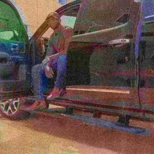 AscentStep 5-1/2" x 75" Black Steel Running Boards (No Brackets)