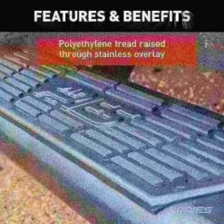 Aries AscentStep 5-1/2" x 85" Black Steel Running Boards (No Brackets) 3 AscentStep 5-1/2" x 85" Black Steel Running Boards (No Brackets)