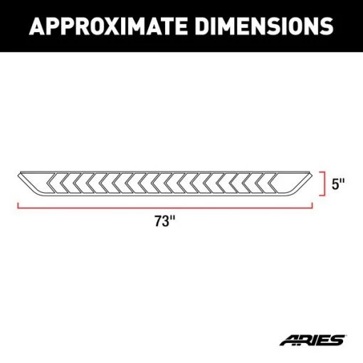 AeroTread 5" Running Boards, 2061041