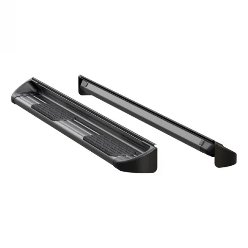 Black Stainless Steel Side Entry Steps Select Silverado/Sierra Ext Cab