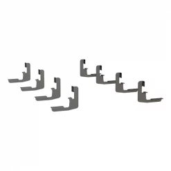 Black Stainless Steel Side Entry Steps Select Silverado/Sierra Ext Cab