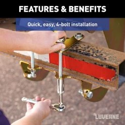 RETRAC HighRise Folding Rear Entry Step (Fits 4" Bumper Beam)