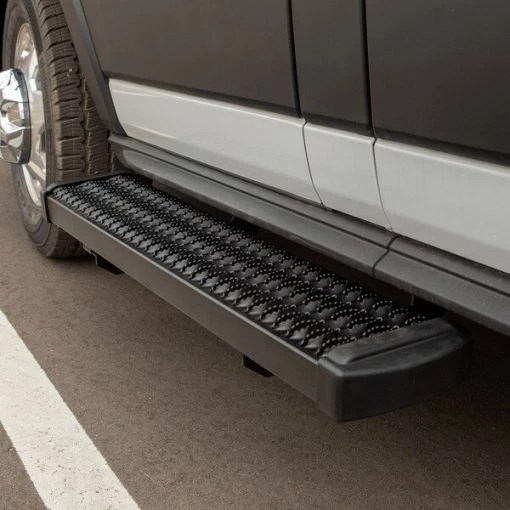 Grip Step 7" x 36", 100" Black Aluminum Running Boards Ram ProMaster
