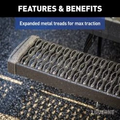 Grip Step 7" x 54" Black Aluminum Rear Step Fleet Kit Ram ProMaster