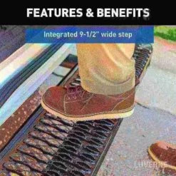 Luverne Impact Shock-Absorbing Rear Bumper Step (No Brackets) 8 Impact Shock-Absorbing Rear Bumper Step (No Brackets)