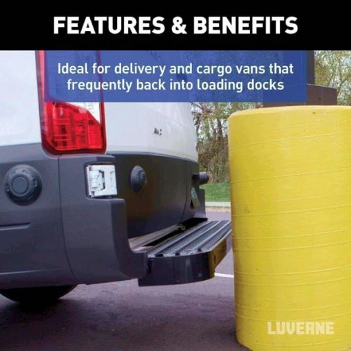 Impact Shock-Absorbing Rear Bumper Step (No Brackets)