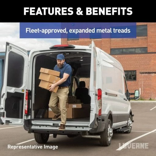 Impact Shock-Absorbing Rear Bumper Step, Sprinter 2500, 3500