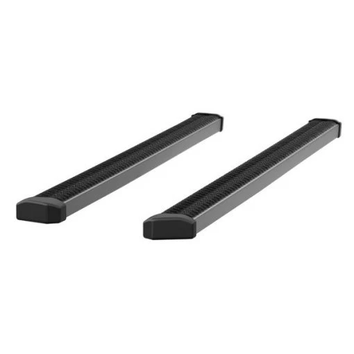 SlimGrip 5" x 78" Black Aluminum Running Boards, Dodge Durango