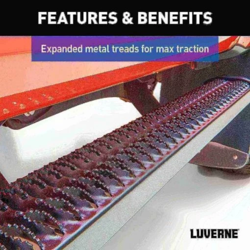 SlimGrip 5" x 88" Black Aluminum Running Boards (No Brackets)