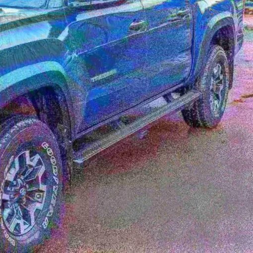 SlimGrip 5" x 88" Black Aluminum Running Boards (No Brackets)