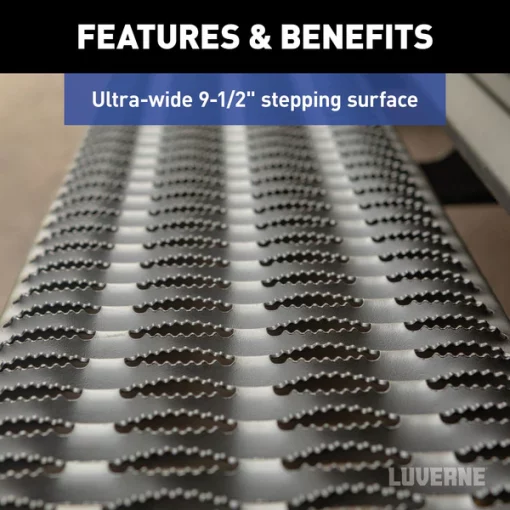 Grip Step XL 9-1/2" x 54" Steel Passenger-Side Running Board