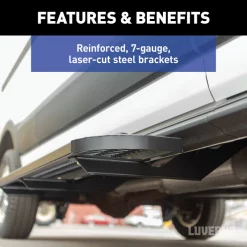 Grip Step XL 9.5" x 54" Steel Pass. Running Board, Select Freightliner