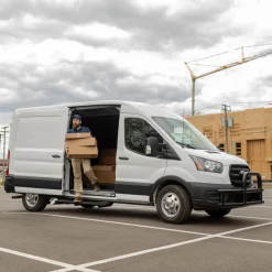 Grip Step XL 9.5" x 54" Steel Pass. Board Fleet Kit Ford Transit