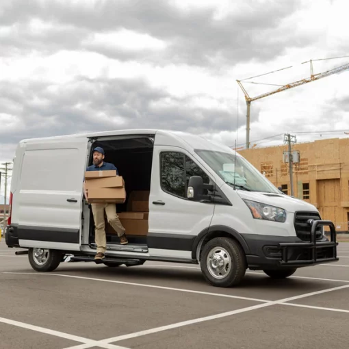 Grip Step XL 9.5" x 54" Steel Pass. Board Fleet Kit Ford Transit