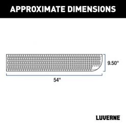 Luverne Grip Step XL 9.5" x 54" Steel Pass. Running Board Ram ProMaster 6 Grip Step XL 9.5" x 54" Steel Pass. Running Board Ram ProMaster