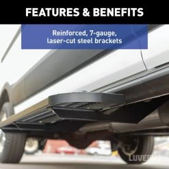 Luverne Grip Step XL 9.5" x 54" Steel Pass. Running Board Ram ProMaster 7 Grip Step XL 9.5" x 54" Steel Pass. Running Board Ram ProMaster