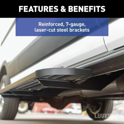 Grip Step XL 9.5" x 54" Steel Pass. Running Board Ram ProMaster