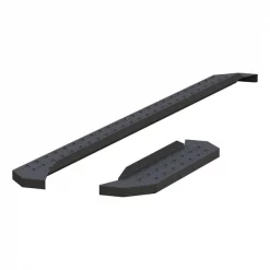 Aries RidgeStep 6-1/2" x 96", 36" Black Steel Running Boards (No Brackets)