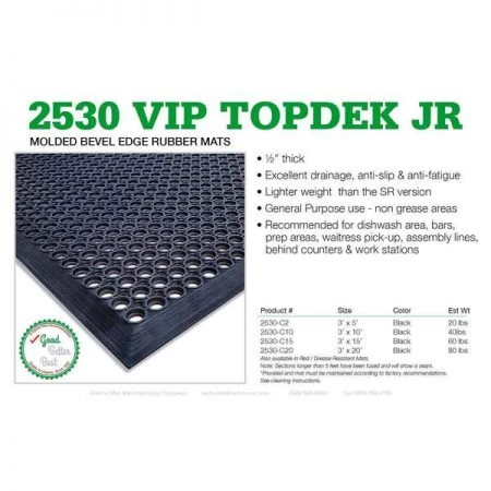 Cactus Mat Floor Mat Rubber 3x5 Vip Topdeck Jr Black