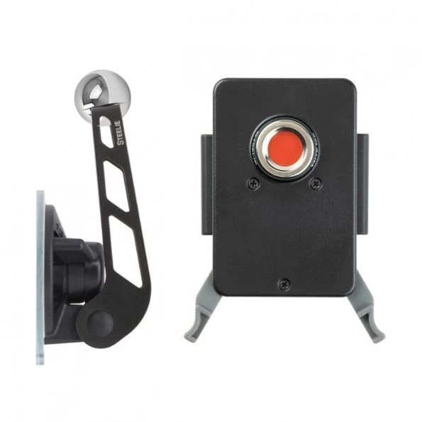 Squeeze Black/Gray Phone Mount Windshield Kit For MagSafe Phones Cases and Wireless Charge