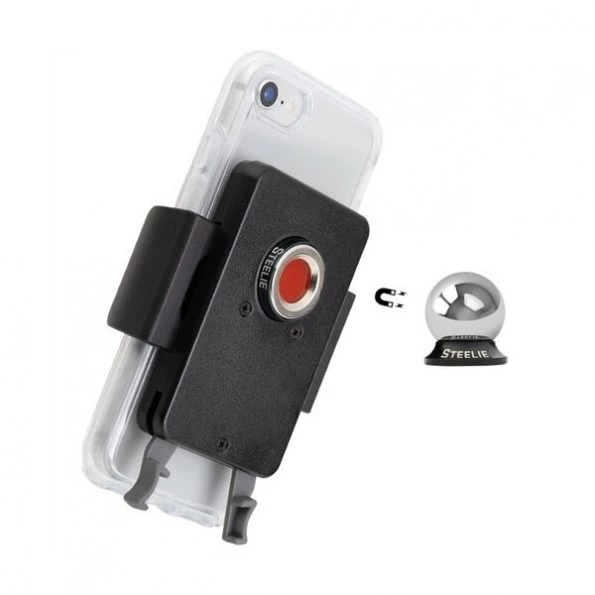 Squeeze Black/Gray Phone Mount Dash Kit For MagSafe Phones Cases and Wireless Chargers 1 p