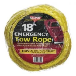 Keeper Tow Rope 18Ft 6000# Ylw