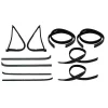Fairchild Industries, Inc. Kf4920 - 1978-1979 Bronco 10 Pc Weatherstrip Kit