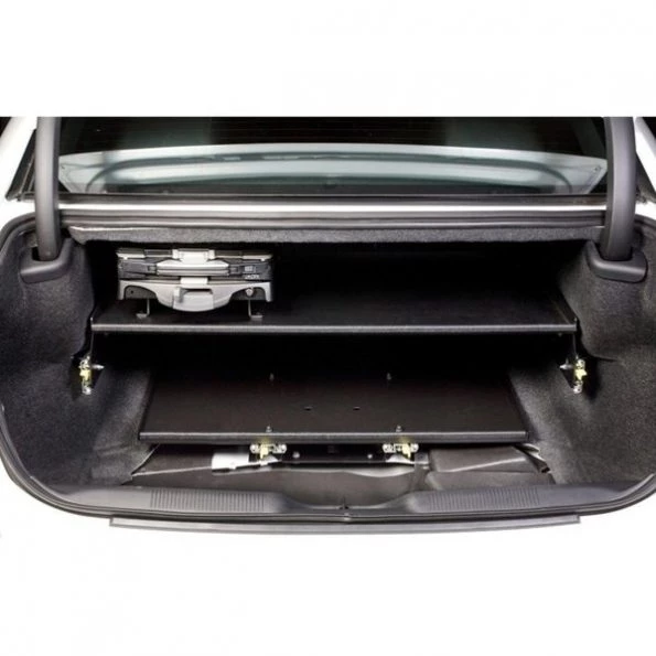 Trunk Shelf, Black, 35-5/8 in. L, Steel