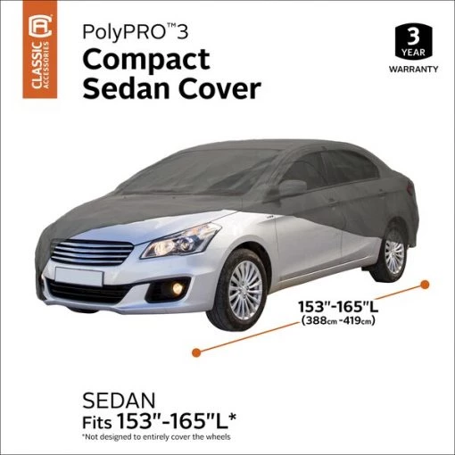 Over Drive PolyPRO3 Sedan Car Cover 153"–165"L
