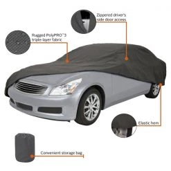 Classic Accessories Over Drive PolyPRO3 Sedan Car Cover 153"–165"L 7 Over Drive PolyPRO3 Sedan Car Cover 153"–165"L