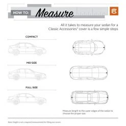 Classic Accessories Over Drive PolyPRO3 Sedan Car Cover 153"–165"L 4 Over Drive PolyPRO3 Sedan Car Cover 153"–165"L